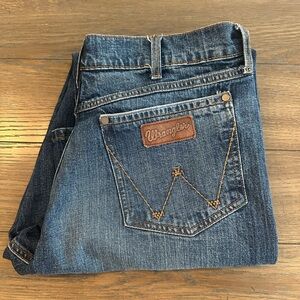 Wrangler Retro Men's Relaxed Bootcut Fit Denim Jeans Size 36x36